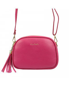 Pierre Cardin sieviešu soma no ādas 4500 FTT DOLLARO fuksijas krāsā